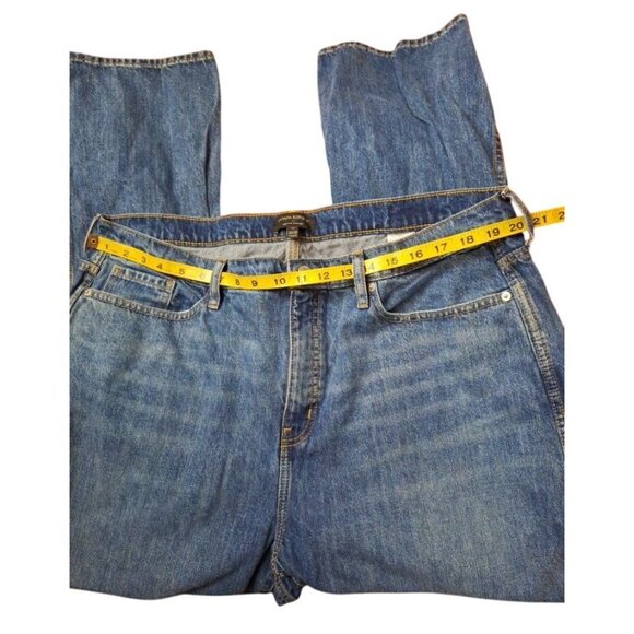 Banana Republic Blue Moms Jeans Straight Medium High Wasted Plus 38 x 30 Vintage - Picture 5 of 14